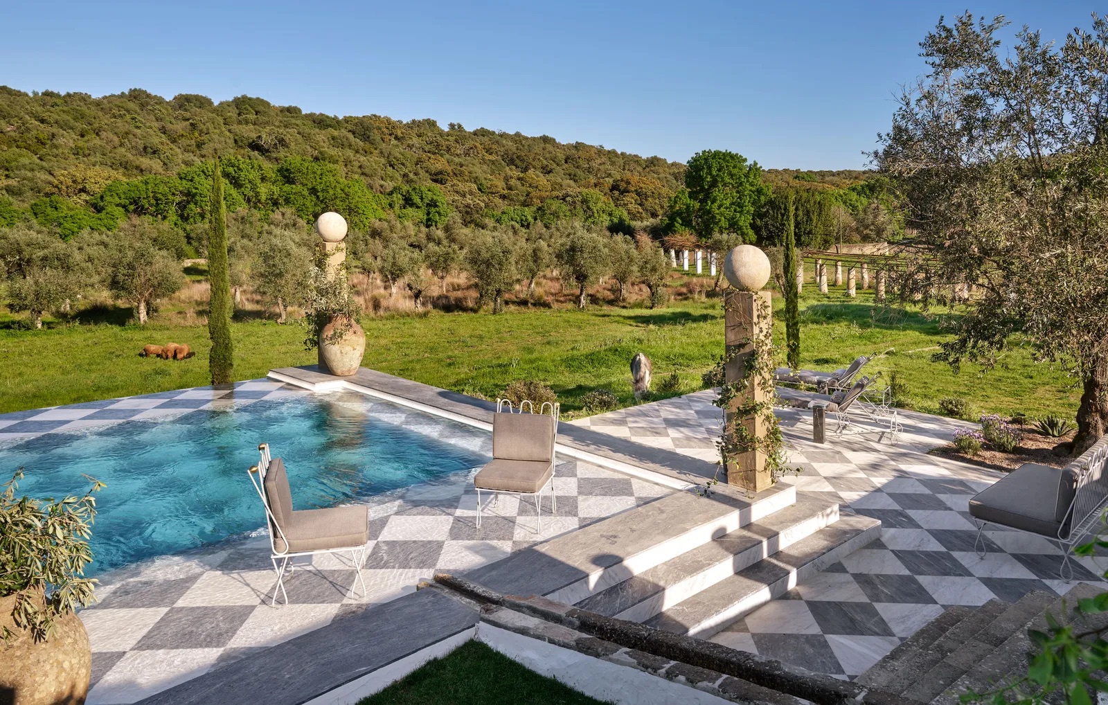 Maison de pierre et d'eau dans l'Alentejo
